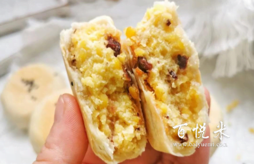 酥皮蔓越莓綠豆餅，烙酥的掉渣，甜而不膩，比賣的更健康更好吃